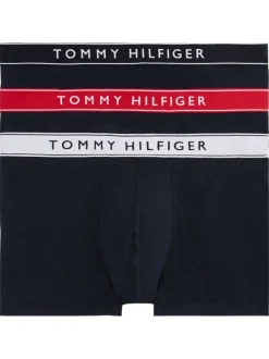 Lot de 3 boxers classiques en coton noirs avec taille élastiquée