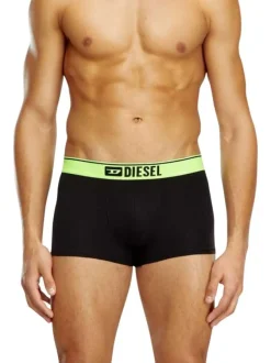 Lot de 3 boxers classiques en coton noirs unis à ceinture différentes