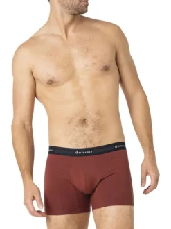 Lot de 3 boxers classiques en coton tricolores avec le nom de la marque