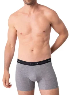 Lot de 3 boxers classiques en coton tricolores avec le nom de la marque