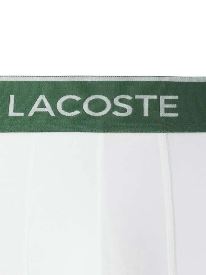 Lot de 3 boxers classiques en coton tricolores chinés avec le nom de la marque