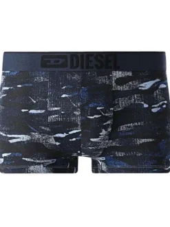 Lot de 3 boxers classiques en coton tricolores à imprimé camouflage