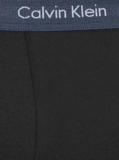 Lot de 3 boxers court noir uni avec une coupe fermée et nom iconique