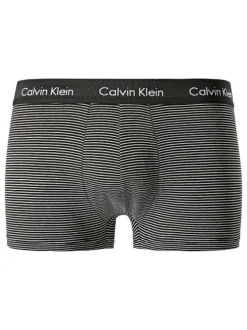 Lot de 3 Boxers courts en coton multicolores unies coupe fermée