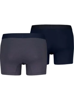 Lot de 2 boxers courts multicolores en coton avec ceinture élastiquée