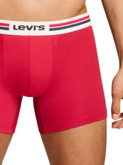 Lot de 3 boxers courts multicolores en coton avec ceinture élastiquée