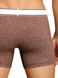 Lot de 2 boxers courts multicolores en coton avec ceinture élastiquée
