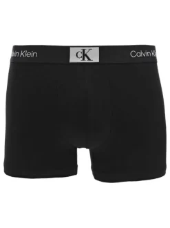 Lot de 3 boxers en coton blancs, gris et noirs avec logo blanc et coupe ajustée