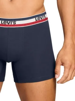 Lot de 2 boxers en coton multicolores pourvus de ceintures élastiquées
