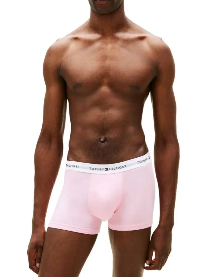 Lot de 3 boxers en coton multicolores pourvus d'une taille élastiquée