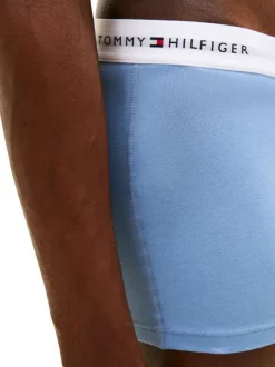 Lot de 3 boxers en coton multicolores pourvus d'une taille élastiquée