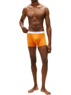 Lot de 3 boxers en coton multicolores pourvus d'une taille élastiquée