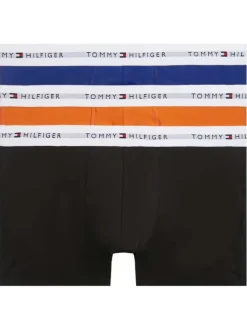 Lot de 3 boxers en coton multicolores pourvus d'une taille élastiquée