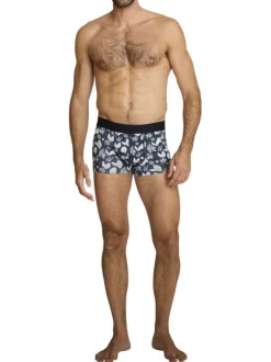 Lot de 3 boxers en coton multicolores pourvus d'une taille élastiquée