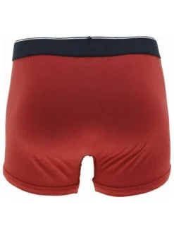 Lot de 3 boxers en coton multicolore uni avec une coupe fermée