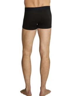 Lot de 3 boxers en coton noir et blanc pourvus d'une taille élastiquée