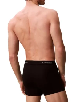Lot de 5 boxers en coton noirs pourvus d'une ceinture élastiquée