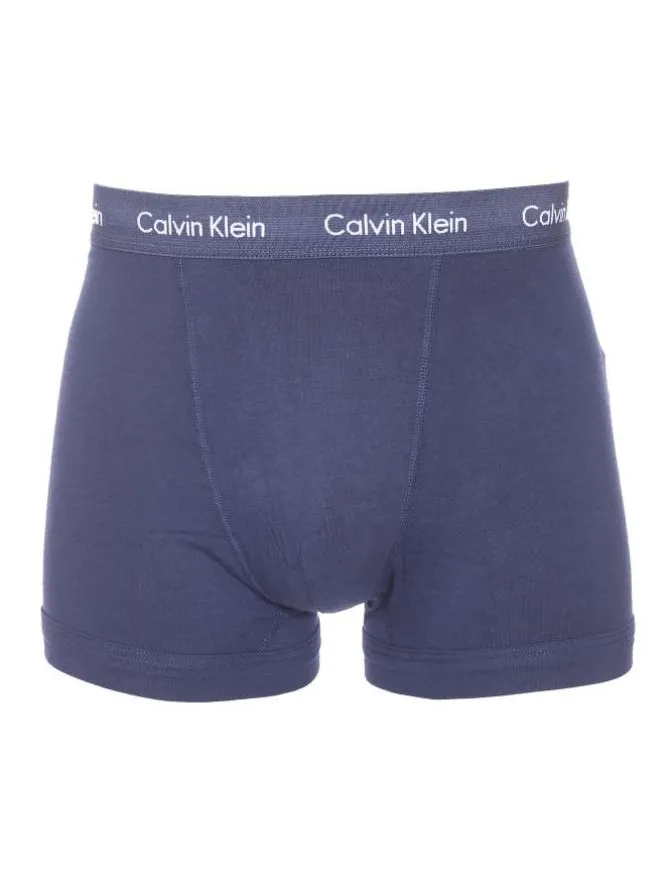 Lot de 3 boxers multicolores en coton avec tailles élastiquées