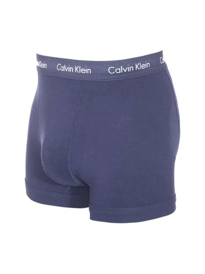 Lot de 3 boxers multicolores en coton avec tailles élastiquées