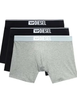 Lot de 3 boxers multicolores, en coton stretch et à coupe longue