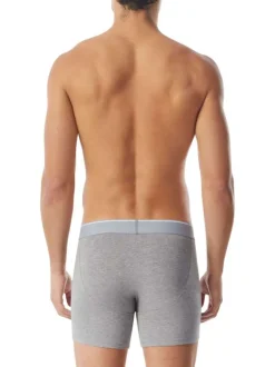 Lot de 3 boxers multicolores, en coton stretch et à coupe longue