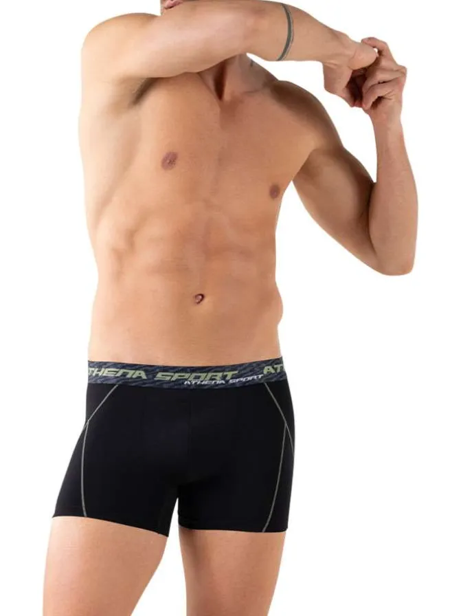 Lot de 3 boxers multicolores unis pourvus d'une taille élastiquée