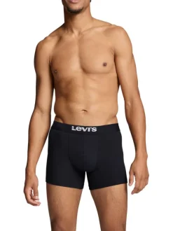 Lot de 2 Boxers noirs en coton biologique avec une ceinture élastiquée