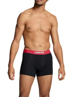 Lot de 2 Boxers noirs en coton biologique et avec une ceinture élastiquée