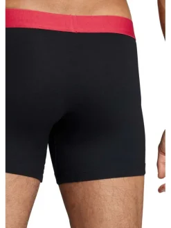Lot de 2 Boxers noirs en coton biologique et avec une ceinture élastiquée