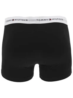 Lot de 3 Boxers trunks en coton biologique mélangé multicolores unis