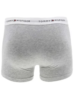Lot de 3 Boxers trunks en coton biologique mélangé multicolores unis