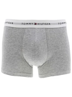 Lot de 3 Boxers trunks en coton biologique mélangé multicolores unis