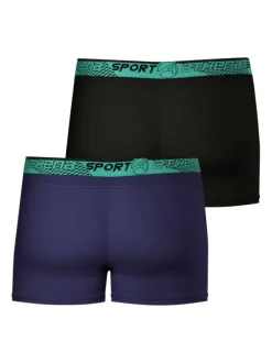 Lot de 2 boxers unis avec une coupe fermée et ceinture élastiquée