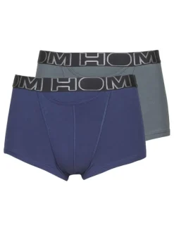 Lot de deux boxers multicolores avec tailles élastiquées