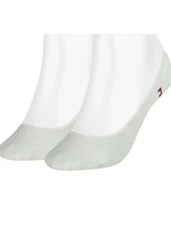 Lot de 2 paires de chaussettes basses en coton mélangé blanches coupe courte