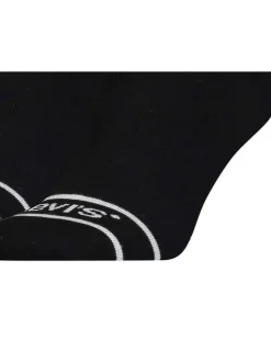 Lot de 2 paires de chaussettes basses en coton mélangé noires unies