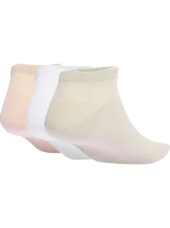 Lot de 3 paires de chaussettes basses multicolores aux extrémités renforcées