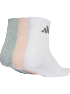 Lot de 3 paires de chaussettes basses multicolores pourvues du logo de la marque