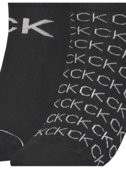 Lot de 2 paires de chaussettes basses noires unies coupe socquettes