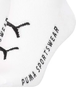 Lot de 2 paires de chaussettes blanches fantaisies en coton mélangé