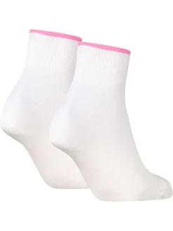 Lot de 2 paires de chaussettes blanches unies tailles baisses