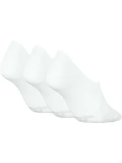 Lot de 3 paires de chaussettes blanches unies tailles basses