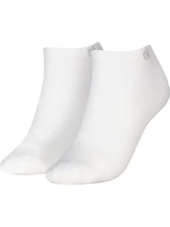 Lot de 2 paires de chaussettes blanches unies tailles basses