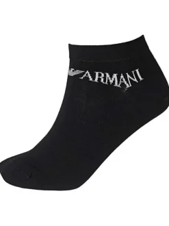 Lot de 3 paires de chaussettes grise, noire et blanche en coton mélangé unies