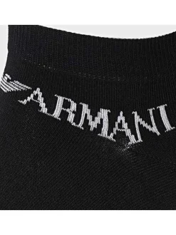 Lot de 3 paires de chaussettes grise, noire et blanche en coton mélangé unies