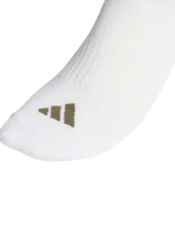 Lot de 3 paires de chaussettes hautes blanches pourvues du logo de la marque
