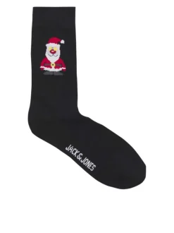 Lot de 3 paires de chaussettes hautes en coton mélangé bleues nuit unies
