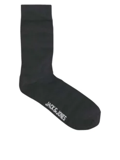 Lot de 3 paires de chaussettes hautes en coton mélangé bleues nuit unies