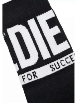 Lot de 3 paires de chaussettes hautes en coton mélangé noires