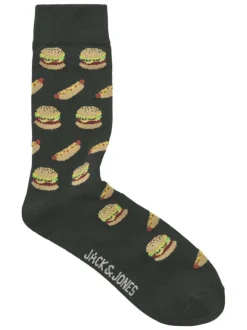 Lot de 3 paires de chaussettes hautes multicolores à motifs avec une coupe haute